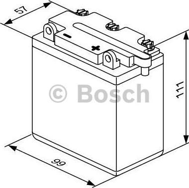 BOSCH 0 092 M4F 070 - Стартерна акумуляторна батарея, АКБ autozip.com.ua