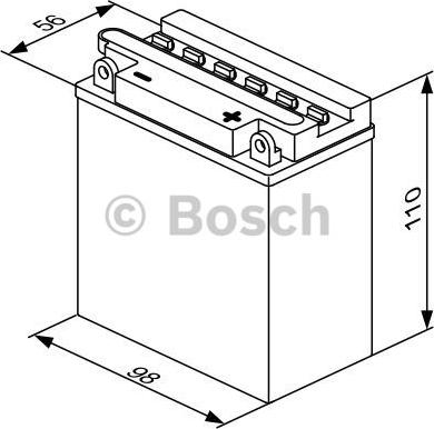 BOSCH 0 092 M4F 150 - Стартерна акумуляторна батарея, АКБ autozip.com.ua