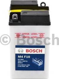 BOSCH 0 092 M4F 100 - Стартерна акумуляторна батарея, АКБ autozip.com.ua