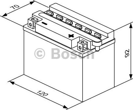 BOSCH 0 092 M4F 170 - Стартерна акумуляторна батарея, АКБ autozip.com.ua