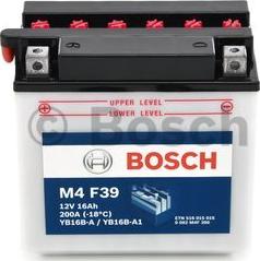 BOSCH 0 092 M4F 390 - Стартерна акумуляторна батарея, АКБ autozip.com.ua