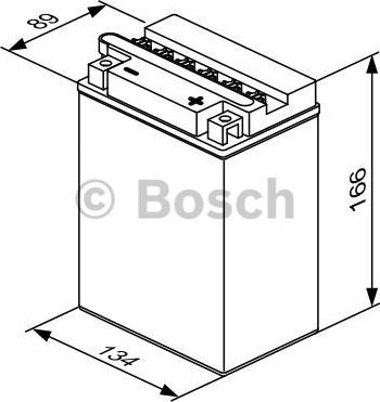 BOSCH 0 092 M4F 340 - Стартерна акумуляторна батарея, АКБ autozip.com.ua