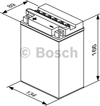 BOSCH 0 092 M4F 350 - Стартерна акумуляторна батарея, АКБ autozip.com.ua