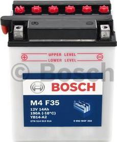 BOSCH 0 092 M4F 350 - Стартерна акумуляторна батарея, АКБ autozip.com.ua