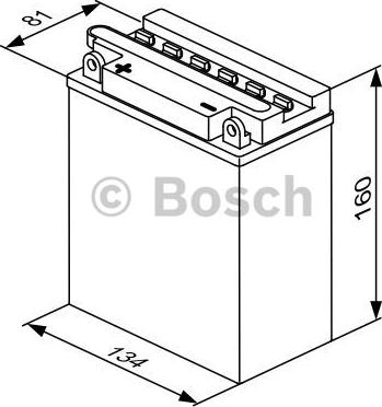 BOSCH 0 092 M4F 300 - Стартерна акумуляторна батарея, АКБ autozip.com.ua