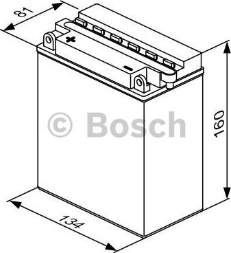 BOSCH 0 092 M4F 330 - Стартерна акумуляторна батарея, АКБ autozip.com.ua