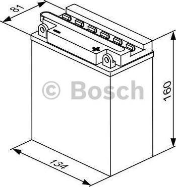 BOSCH 0 092 M4F 320 - Стартерна акумуляторна батарея, АКБ autozip.com.ua