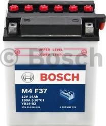 BOSCH 0 092 M4F 370 - Стартерна акумуляторна батарея, АКБ autozip.com.ua