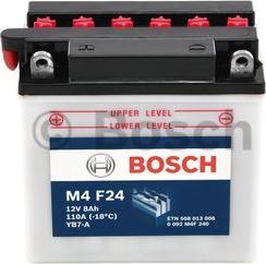 BOSCH 0 092 M4F 240 - Стартерна акумуляторна батарея, АКБ autozip.com.ua