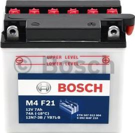 BOSCH 0 092 M4F 210 - Стартерна акумуляторна батарея, АКБ autozip.com.ua