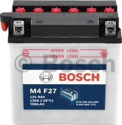 BOSCH 0 092 M4F 270 - Стартерна акумуляторна батарея, АКБ autozip.com.ua