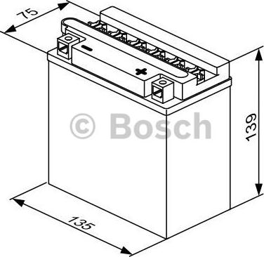 BOSCH 0 092 M4F 270 - Стартерна акумуляторна батарея, АКБ autozip.com.ua