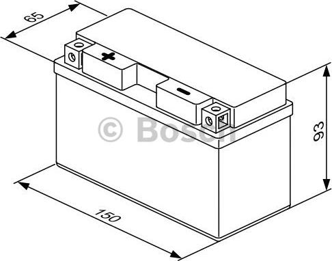 BOSCH 0 092 M60 080 - Стартерна акумуляторна батарея, АКБ autozip.com.ua