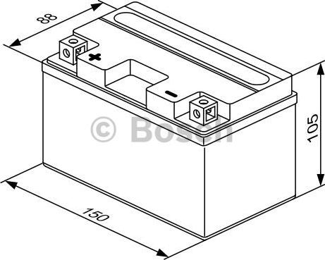 BOSCH 0 092 M60 160 - Стартерна акумуляторна батарея, АКБ autozip.com.ua