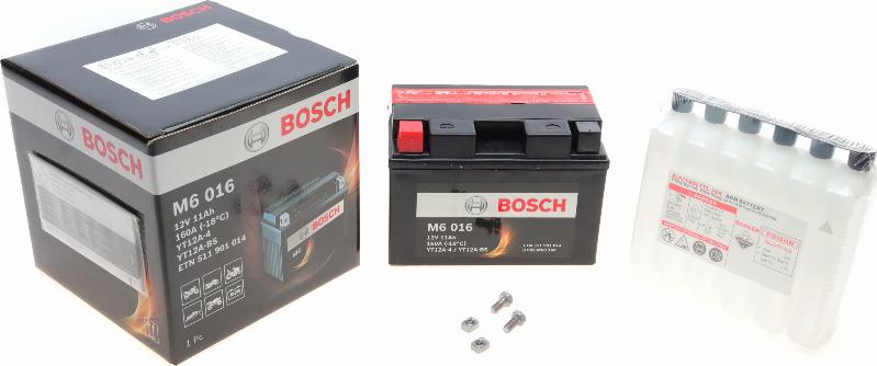 BOSCH 0 092 M60 160 - Стартерна акумуляторна батарея, АКБ autozip.com.ua