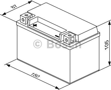 BOSCH 0 092 M60 100 - Стартерна акумуляторна батарея, АКБ autozip.com.ua
