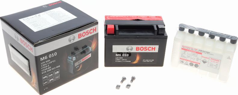 BOSCH 0 092 M60 100 - Стартерна акумуляторна батарея, АКБ autozip.com.ua