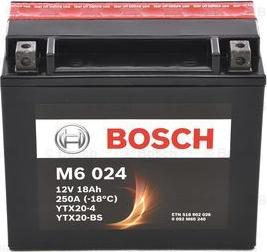 BOSCH 0 092 M60 240 - Стартерна акумуляторна батарея, АКБ autozip.com.ua