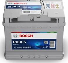 BOSCH 0 092 P00 050 - Стартерна акумуляторна батарея, АКБ autozip.com.ua