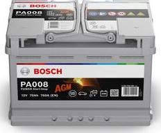 BOSCH 0 092 PA0 080 - Стартерна акумуляторна батарея, АКБ autozip.com.ua