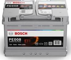 BOSCH 0 092 PE0 080 - Стартерна акумуляторна батарея, АКБ autozip.com.ua