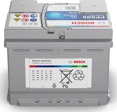 BOSCH 0 092 PP0 050 - Стартерна акумуляторна батарея, АКБ autozip.com.ua