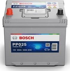 BOSCH 0 092 PP0 250 - Стартерна акумуляторна батарея, АКБ autozip.com.ua