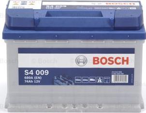BOSCH 0 092 S40 090 - Аккумулятор   74Ah-12v BOSCH S4009 278x175x190.L.EN680 autozip.com.ua