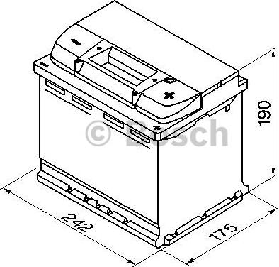 BOSCH 0 092 S40 050 - Стартерна акумуляторна батарея, АКБ autozip.com.ua