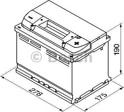 BOSCH 0 092 S40 080 - Стартерна акумуляторна батарея, АКБ autozip.com.ua