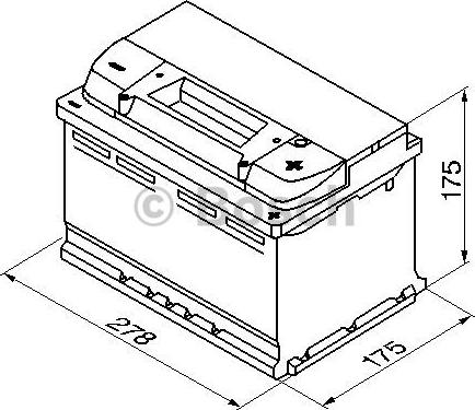BOSCH 0 092 S40 070 - Стартерна акумуляторна батарея, АКБ autozip.com.ua