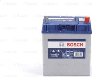 BOSCH 0 092 S40 180 - АКБ Asia Bosch Silver S4 018 -- тонкі клеми 40Ah-330A 187x127x227 autozip.com.ua