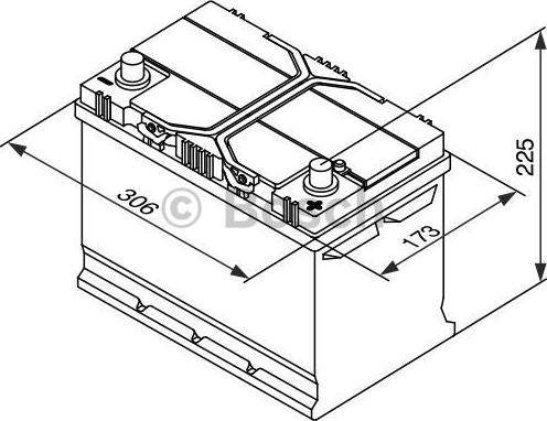 BOSCH 0 092 S40 280 - АКБ Bosch Asia S4 028 Р 95AH 830A 306173225 autozip.com.ua