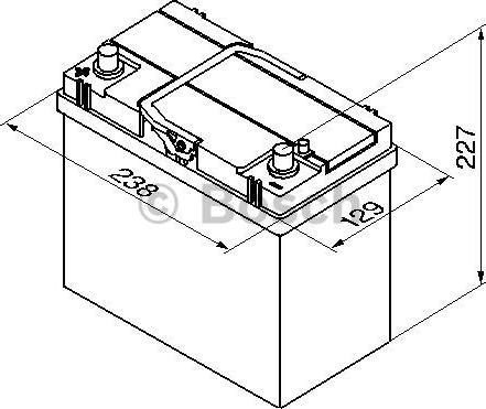 BOSCH 0 092 S40 220 - Стартерна акумуляторна батарея, АКБ autozip.com.ua