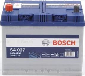 BOSCH 0 092 S40 270 - Стартерна акумуляторна батарея, АКБ autozip.com.ua
