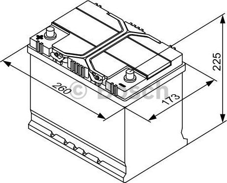 BOSCH 0 092 S40 270 - Стартерна акумуляторна батарея, АКБ autozip.com.ua