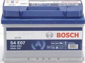 BOSCH 0 092 S4E 070 - Стартерна акумуляторна батарея, АКБ autozip.com.ua
