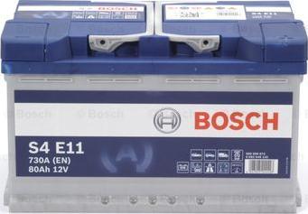 BOSCH 0 092 S4E 110 - Стартерна акумуляторна батарея, АКБ autozip.com.ua