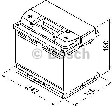 BOSCH 0 092 S50 060 - Стартерна акумуляторна батарея, АКБ autozip.com.ua