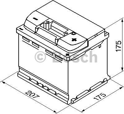 BOSCH 0 092 S50 010 - Стартерна акумуляторна батарея, АКБ autozip.com.ua