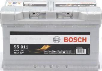 BOSCH 0 092 S50 110 - Аккумулятор   85Ah-12v BOSCH S5011 315x175x190.R.EN800 autozip.com.ua