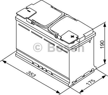 BOSCH 0 092 S60 130 - Стартерна акумуляторна батарея, АКБ autozip.com.ua