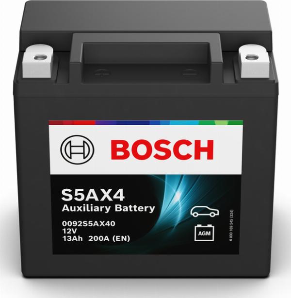 BOSCH 0 092 S5A X40 - Стартерна акумуляторна батарея, АКБ autozip.com.ua