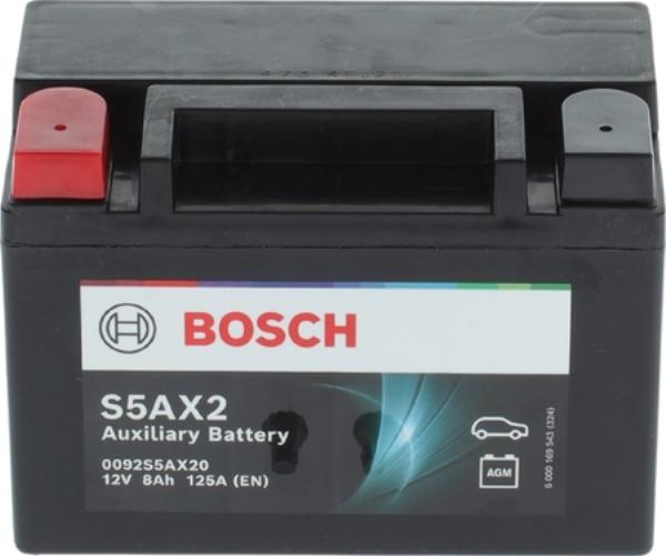 BOSCH 0 092 S5A X20 - Стартерна акумуляторна батарея, АКБ autozip.com.ua