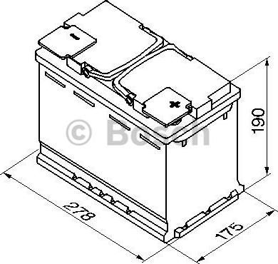 BOSCH 0 092 S60 010 - Стартерна акумуляторна батарея, АКБ autozip.com.ua