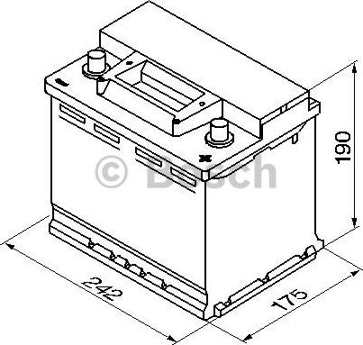 BOSCH 0 092 S30 050 - Стартерна акумуляторна батарея, АКБ autozip.com.ua