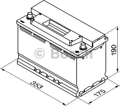 BOSCH 0 092 S30 130 - Стартерна акумуляторна батарея, АКБ autozip.com.ua