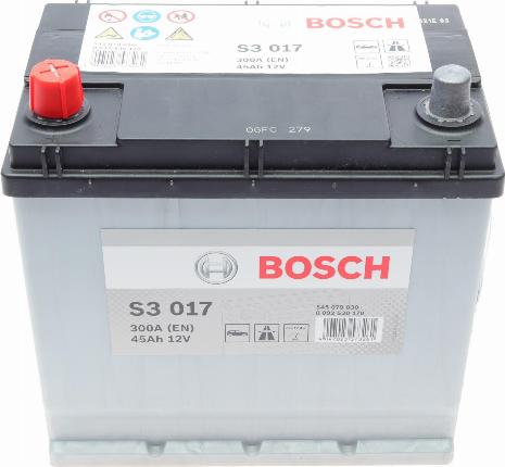 BOSCH 0 092 S30 170 - Стартерна акумуляторна батарея, АКБ autozip.com.ua