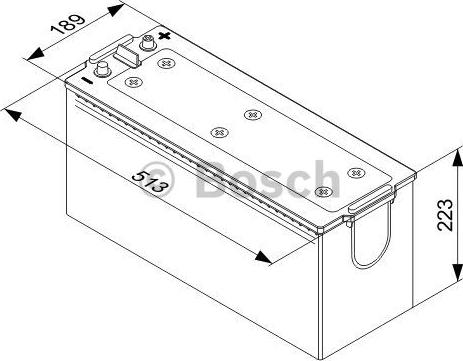 BOSCH 0 092 T40 750 - Стартерна акумуляторна батарея, АКБ autozip.com.ua