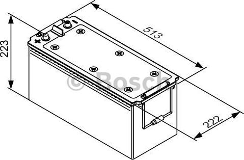 BOSCH 0 092 T30 550 - Стартерна акумуляторна батарея, АКБ autozip.com.ua